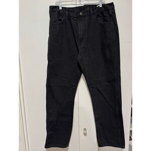 Men's Rustler Black straight leg Jeans Waist 38x32” inseam